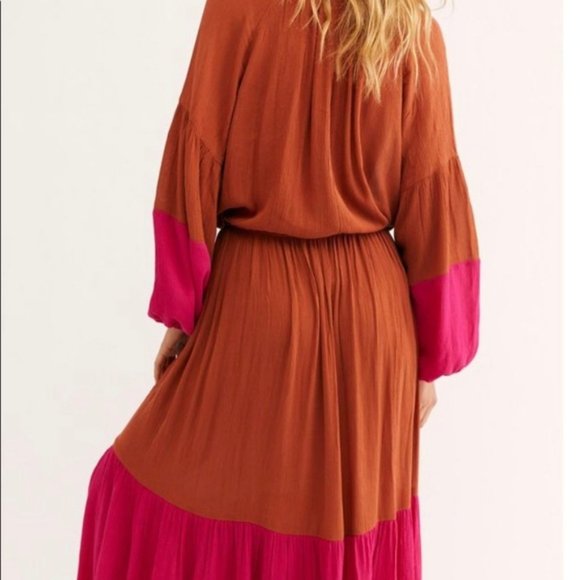 Free People Never Forget Long Sleeve Maxi Dress - Picture 4 of 15